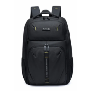 Mochila Vira Vento De Couro Executiva Para notebook Oliver - Preto